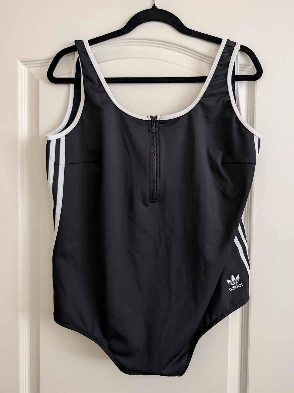 adidas Swimsuit Plus Size Black & White 2X